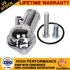 Chrome Water Neck Thermostat Housing For Chevy V8 5.7L 350 454 Small Big Block