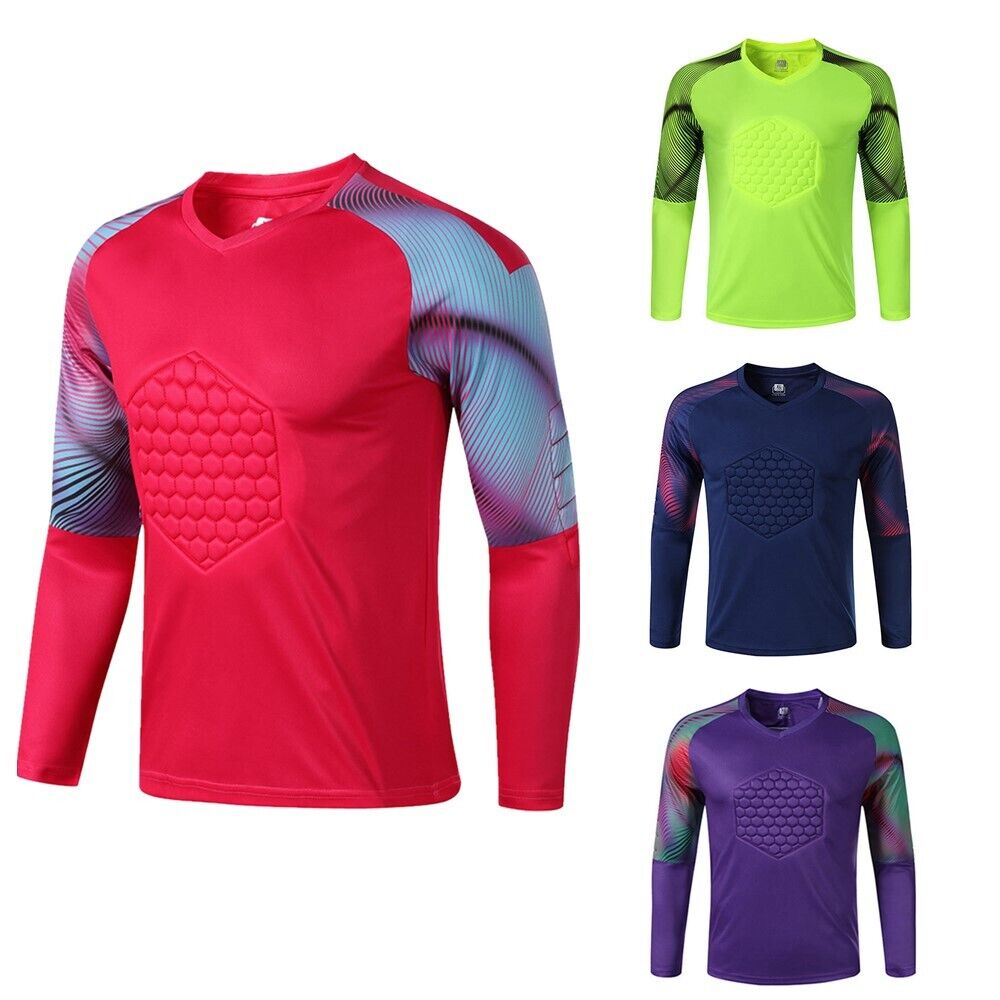 Jungen Sport Tops Schutzschwammpad Sportbekleidung Gestreift Einheitlich - Bild 3 von 18