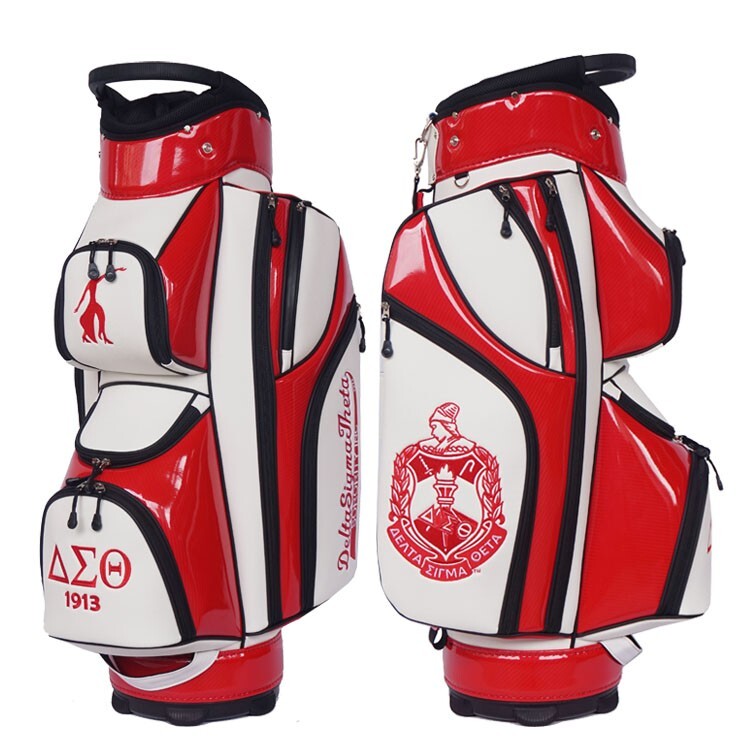 DELTA SIGMA THETA SORORITY CUSTOM GOLF BAG customized with your name  logo
