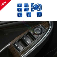 For Chevrolet Malibu 16-21 DX Blue Car Glass Window Lifting Panel Button Sticker