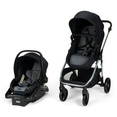 Safety 1st OnBoard FLX Travel System Stroller, Black/Gray, Single, Reversible