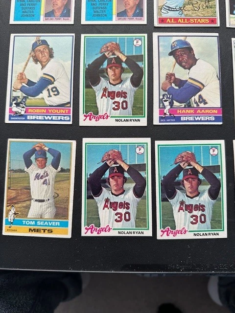 Lote de (18) tarjetas de béisbol vintage Topps 1976-84 - HOFs - Ver detalles - (VG-EX) Foto 3 de 4