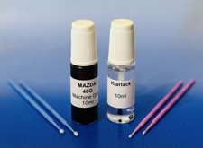 Lackstift-Set Mazda 46G , Machine Grey metallic , 2 x 10ml + 4 Lacktupfer