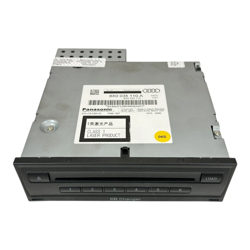 Chargeur De CD Lecteur CD Changer 6 Fois Audi A4 8K A5 8T Q5 8R 8X0035110A - Photo 2/4