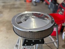 Used Edlebrock Chrome Air Cleaner Off A 69 Chevelle W Sb.
