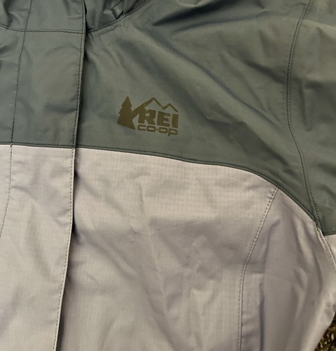 REI Rainier 2.5L Peak Lilac Purple Lightweight Hooded Rain Jacket Size Small - 第 7/7 張圖片