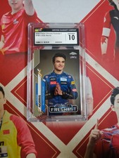 2020 Topps Chrome Formula 1 1st Edition Base Freshest Rookie Lando Norris CGC 10