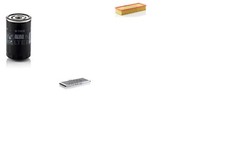 Inspektionspaket Filtersatz L MANN-FILTER Aktivkohlefilter Filtereinsatz für B3