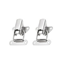 1.61-inch Toggle Latches 304 Stainless Steel for Case Toolbox Silver Tone 4Pcs