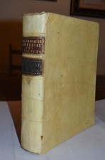 HOBBES - ediz. 1782 - dizionario universale - Robinet - Guinea - pergamena