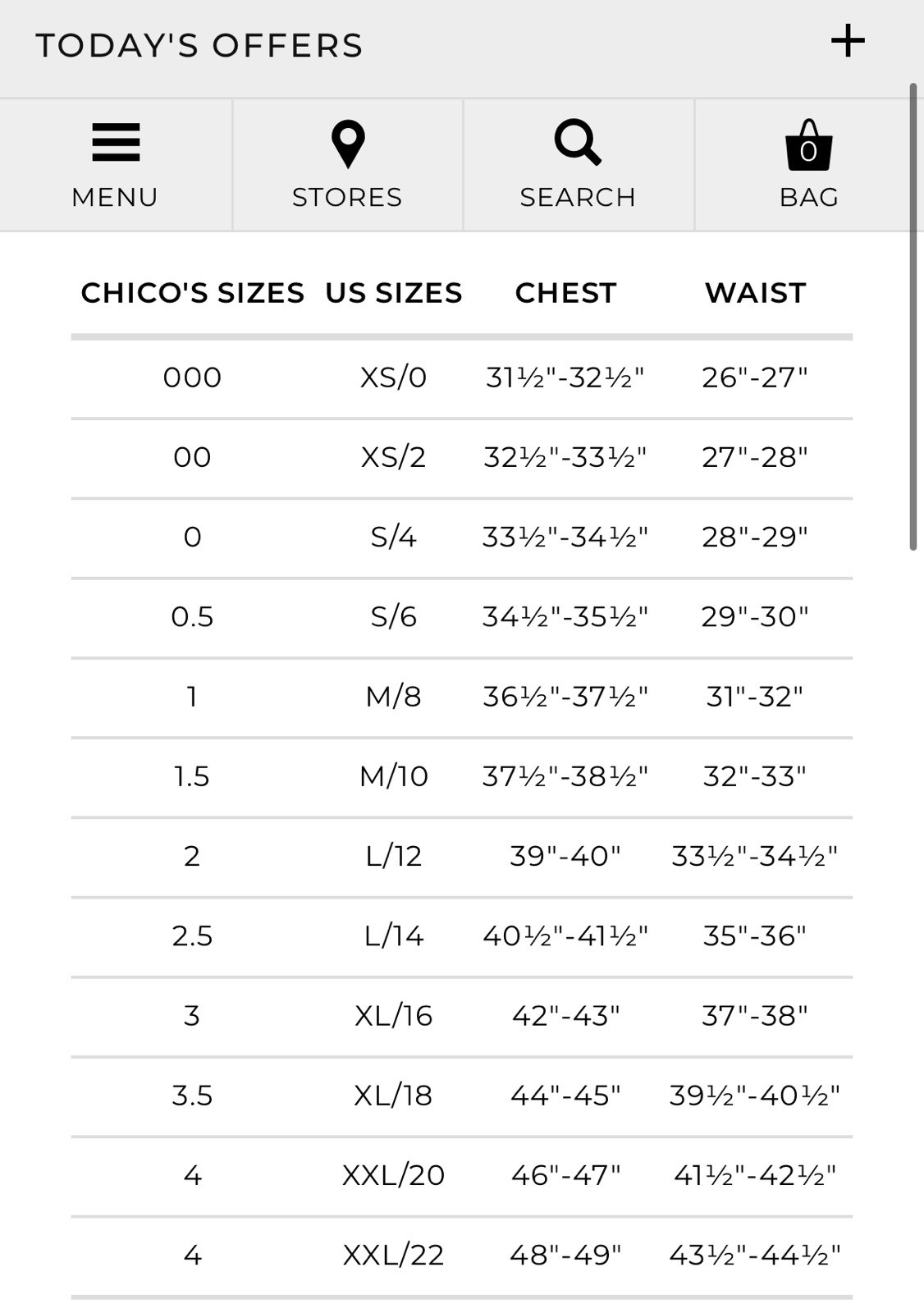 Chico's Sz 0 (Small / US 4) Angled Lines Ribbed Spliced Boat Tunic Top NWT