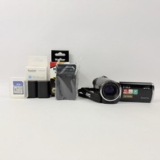 JVC Everio GZ-HM30BU AVCHD Camcorder Bundle w 4 GB Memory Card EXC Works Great