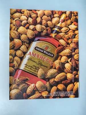 HIRAM WALKER Amaretto Zeitungsclip Werbung Anzeige Zeitschrift