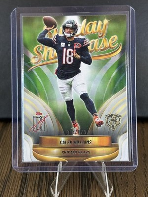 2025 Topps Signature Class Sunday Showcase SS-12 Caleb Williams Bears 84/175