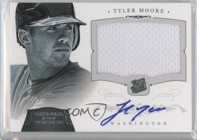 2012 Panini National Treasures 82/99 Tyler Moore #213 Rookie Auto RC 0f8
