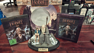 Der Hobbit: Schlacht der fünf Heere Extended Edition 3D Figur Gandalf & Bilbo