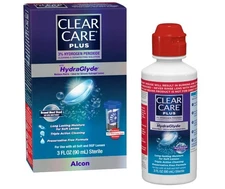 Clear Care Plus Cleaning Solution Travel Pack, No Flavor, 3 Fl Oz (Pack of 1)