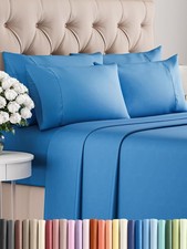 Cal King Sheets Set 6 Piece - Includes 4 Pillowcases - Bed Sheets Cal King - ...