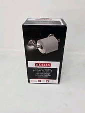 Delta NightLight Delta Brushed Nickel Wall Mount Pivot Toilet Paper Holder