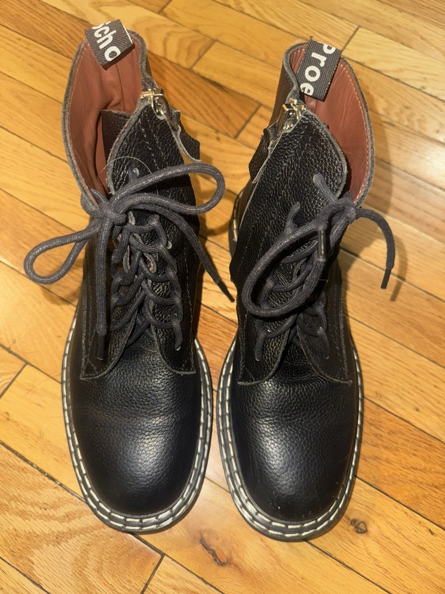 Proenza Schouler Lug Sole Combat Boots black women's 39