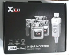 XVive U4R4 In-Ear Monitor Wireless System Transmitter One and Four Receiver