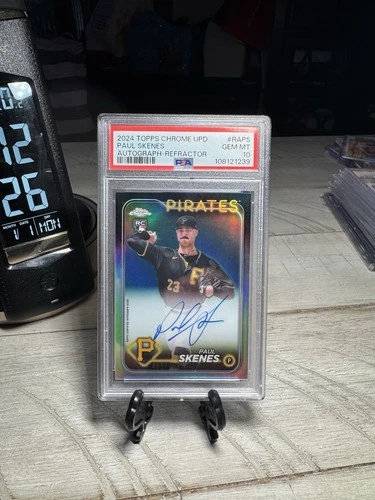2024 Topps Chrome Update Paul Skenes Auto /499 PSA 10 Gem Mint RC #RAPS Rookie