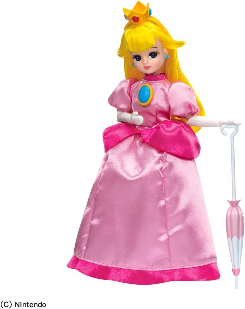 Super Mario Licca-chan Princess Peach Style Kawaii Fashion doll