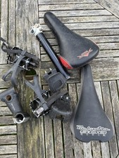 Bundle Of Bike Parts - 2 Seats; Pedals; Stem; Other Items; Job Lot