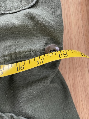 Tuta uomo vintage anni 80 autentica verde militare 100% raso di cotone grande - Foto 12 di 21