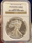 2013 W ~ NGC PF69 ULTRA CAMEO 1 OZ AMERICAN SILVER EAGLE