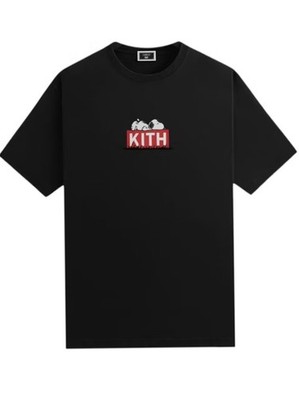 KITH × PEANUTS DOGHOUSE BOX LOGO Tee Kith x Peanuts Doghouse Classic Logo Tee Black Size L | eBay