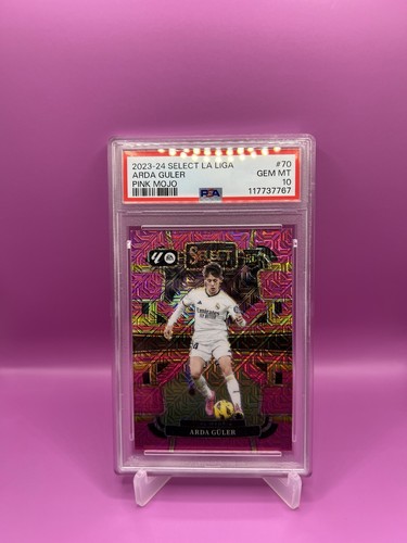 2023-24 Panini Select La Liga - Terrace Arda Guler #70 Pink Mojo Prizm /115