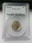 1934 D Buffalo Nickel 5C PCGS AU55