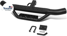 Universal 36 Inches Black Powdercoated Steel 2-Stage Tow Hitch Step Bar Board fo