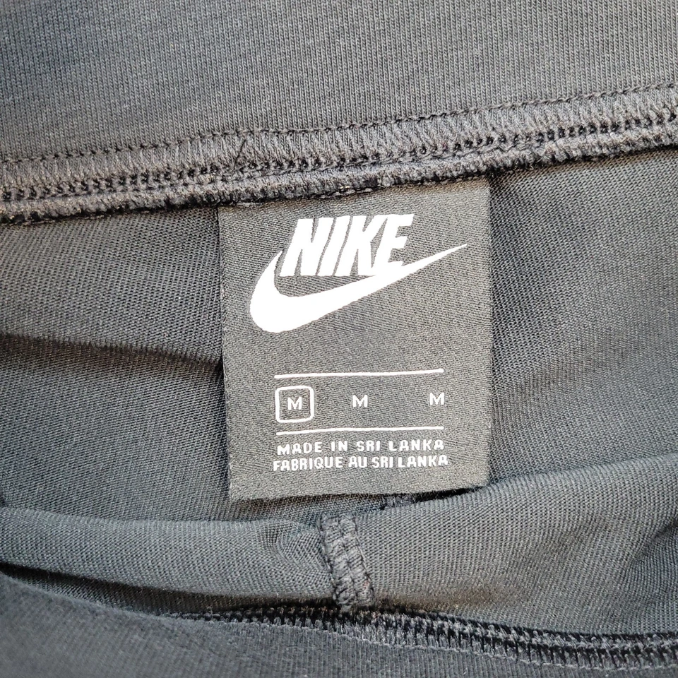 Pantalones Cortos Nike Air Bike Para Mujer Medianos Negros Atléticos Gimnasio Entrenamiento Motociclista Ropa Deportiva Foto 3 de 4