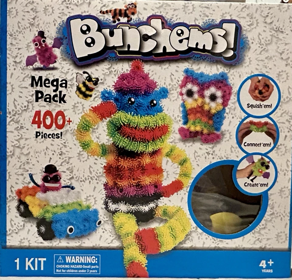 The Bunchems Mega Pack 400 Piezas! ¡Viene con 1 JUGUETE GRATIS por cada compra! - Imagen 4 de 4