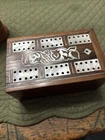Civil War Mid 19th Century Traveling Soldiers Cribbage Game And Book 1867 Dated