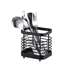 Utensil Holder, Stainless Steel Sink Drying Rack, Silverware Cutlery Flatware...