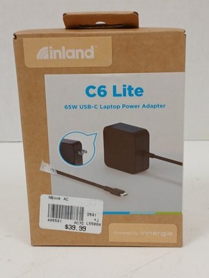 Inland C6 Lite 65W USB-C Laptop Power Adapter
