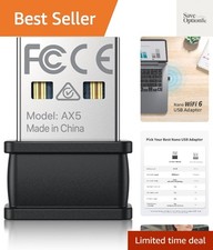 AX300 Nano USB WiFi 6 Adapter, USB WiFi Adapter for Desktop PC Laptop, Portab...