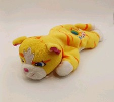 Vintage LISA FRANK Fantastic Beans Beanie Plush SUNFLOWER KITTEN Cat 1998