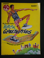 1966 ABE SAPERSTEIN'S FABULOUS HARLEM GLOBETROTTERS YEARBOOK 40TH ANNIVERSARY
