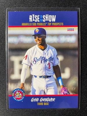 2025 Amarillo Sod Poodles Top Prospects LuJames Gino Groover (D-Backs) 500 MADE!
