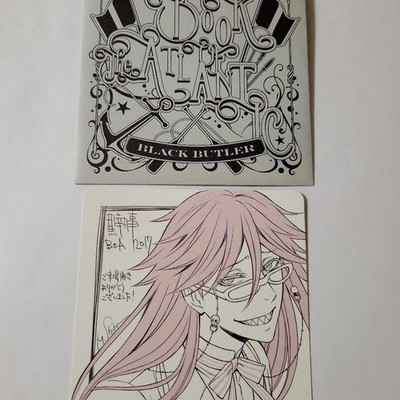 Black Butler Book of Atlantic Movieater Coaster Grell First-come First-served