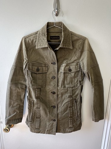 Hysteric Glamour, Vintage Hysteric Glamour Olive Green Army Jacket Cotton Made in Japan Small