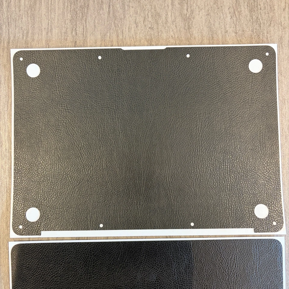 Skin Cover Set for Macbook Air 13” (2020) A2337 Black Leather QSKINZ - image 4 of 4