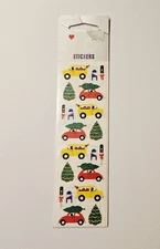 Mrs. Grossman's Stickers Lot 3 Strips New Package ~Christmas Rush~ HTF RARE