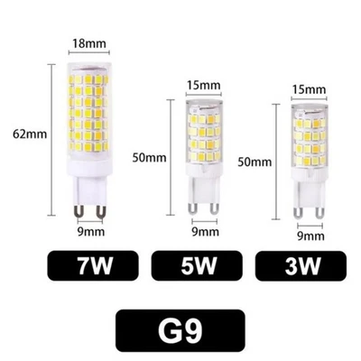 G9 LED 3W, 5W, 7W, 9W Light Bulb WARM/NEUTRAL/COLD WHITE BULBS A RATED replace - Image 1 of 4