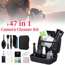 7-47PCS DSLR Camera Cleaning Kit Lens Sensor Cleaner for Canon Nikon Sony