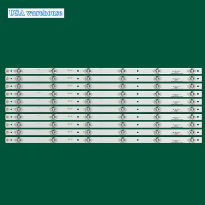 10PCS LED strips for Hisense LTDN55K321 UB55EC591 LC-55N6000U SVH550AF2